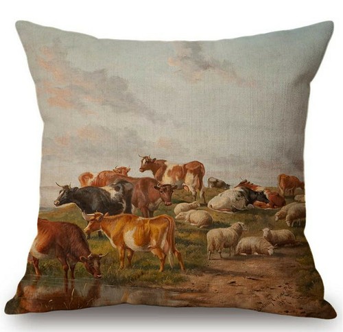 Kissenbezug canvas stoff - kissenbezug, canvas-stoff