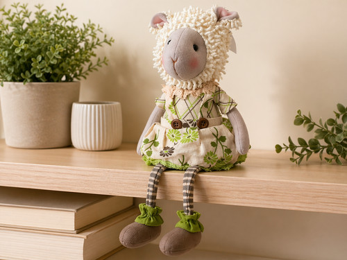 Kantenhocker schaf deko stoff - kantenhocker,
