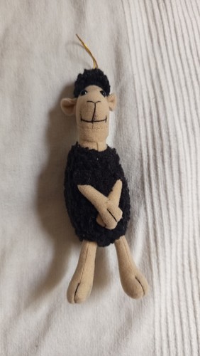 Schaf schwarz kuscheltier - schwarz,