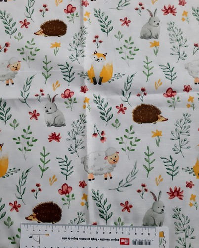 Igel baumwollstoff blumen - igel,